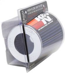 K&N - K&N Universal Clamp-On Air Filter - RG-1001BL