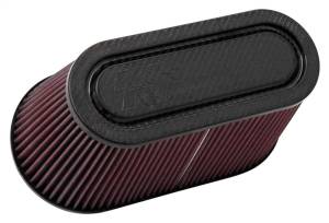 K&N - K&N Universal Air Filter-Carbon Fiber Top/Base - RP-5182