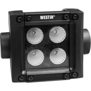 Westin - Westin B-FORCE Double Row LED Light Bar 2 inch Flood w/3W Cree Black - 09-12212-4F