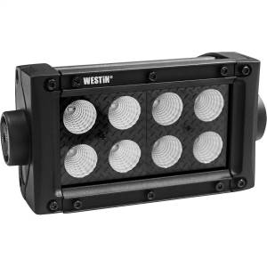 Westin - Westin B-FORCE Double Row LED Light Bar 4 inch Flood w/3W Cree Black - 09-12212-8F