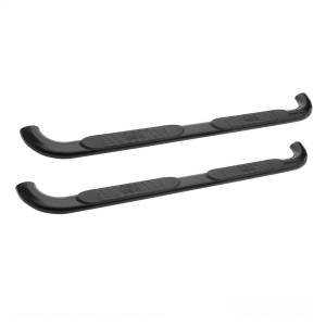 Westin - Westin Platinum 4 Oval Nerf Step Bars Black Steel Mount Kit Included Rocker Mount For Super Cab - 21-1315