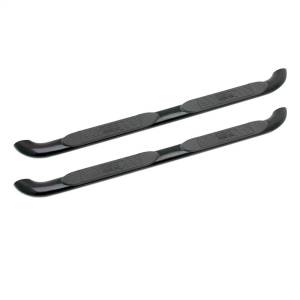 Westin - Westin Platinum 4 Oval Nerf Step Bars Black Steel Mount Kit Included Rocker Mount For Double Cab - 21-2775