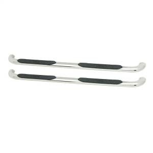 Westin - Westin Platinum 4 Oval Nerf Step Bars Polished Stainless Steel Mount Kit Included Body Mount For Double Cab - 21-3810