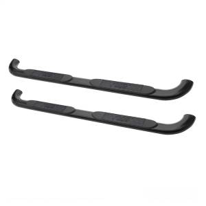 Westin - Westin Platinum 4 Oval Nerf Step Bars Black Steel Mount Kit Included Body Mount For Double Cab - 21-3815