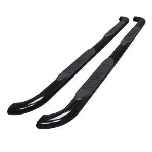 Westin - Westin Platinum 4 Oval Nerf Step Bars Black Steel - 21-4165