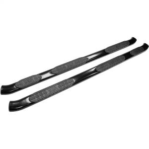 Westin - Westin PRO TRAXX 5 Oval Wheel to Wheel Nerf Step Bars Black w/Mount Kit For Double Cab - 21-534175