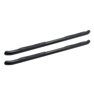 Westin - Westin E-Series 3 Round Nerf Step Bars Dual Step Pad Black Steel Mount Kit Included - 23-2405