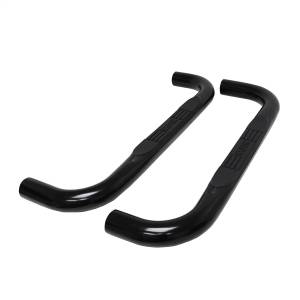 Westin - Westin E-Series 3 Round Nerf Step Bars Steel Black - 23-4115