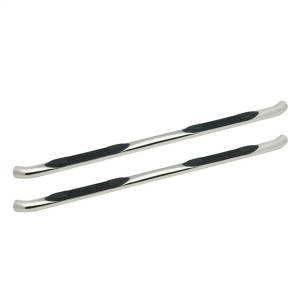 Westin - Westin E-Series 3 Round Nerf Step Bars Polished Stainless Steel Mount Kit Included For Super Crew Cab - 23-4150