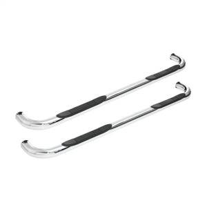 Westin - Westin Signature 3 Round Step Bar Dual Step Pad Promotional Chrome Steel Mount Kit Included For Double Cab - 25-4000