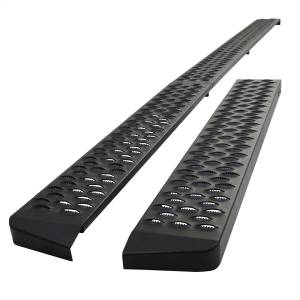 Westin - Westin Grate Steps Running Boards Textured Black 46 in. Driver Side And 86 in. Passenger Side - 27-81025