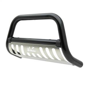 Westin - Westin Ultimate Bull Bar 3 in. Dia. Black Steel w/Stainless Steel Skid Plate - 32-2455