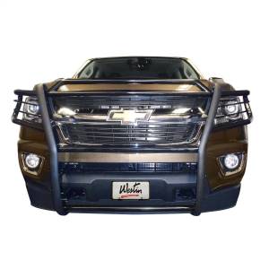 Westin - Westin Sportsman Grille Guard Black Steel Minor Cutting Of Air Dam Required - 40-1515