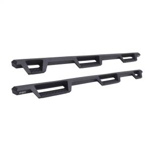 Westin - Westin HDX Drop Wheel to Wheel Nerf Step Bars Textured Black Steel Incl. Mounting Bracket Hardware/Install Sheet For Double Cab - 56-534185