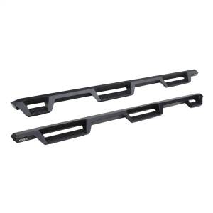 Westin - Westin HDX Drop Wheel to Wheel Nerf Step Bars Textured Black Steel Incl. Mounting Bracket Hardware/Install Sheet For Double Cab - 56-534715