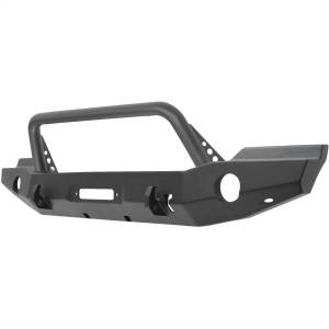 Westin - Westin WJ2 Full Width Front Bumper w/Bull Bar Steel Textured Black - 59-80045