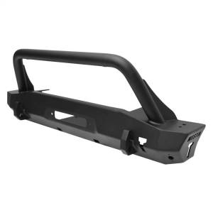 Westin - Westin WJ2 Stubby Front Bumper w/Bull Bar w/Bull Bar Steel Textured Black Incl. Mounting Bracket Hardware And Install Sheet - 59-80075