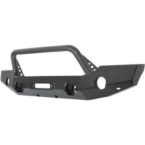 Westin - Westin WJ2 Full Width Front Bumper w/Bull Bar Steel Textured Black Incl. Mounting Bracket Hardware And Install Sheet - 59-80115