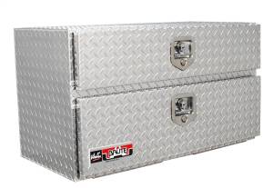 Westin - Westin Brute UnderBody Tool Box Polished Aluminum L 48 in. x W 18 in. x H 20 in. w/Top And Bottom Drawers - 80-UB48-20TD