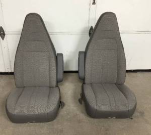 97-24 Chevy Express/GMC Savanna Van Pair LH & RH Gray Cloth Bucket Seats