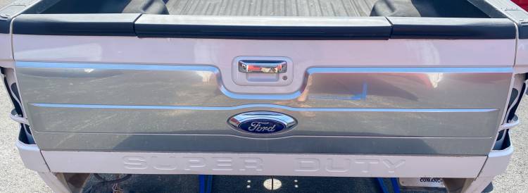Ford  - 11-16 Ford F-350 Superduty Pearl White Platinum "Step Gate" Tailgate Only!