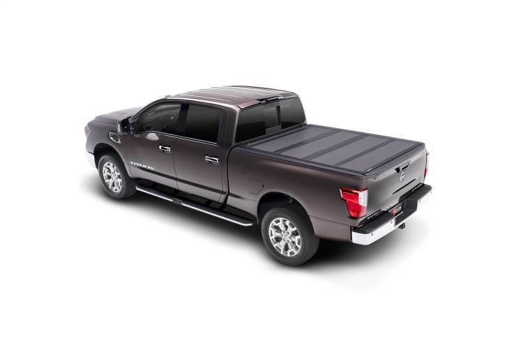 BAK Industries - 17-24 Nissan Titan 5.5 FT Bed BAK Industries BAKFlip MX4 Hard Folding Truck Bed Cover Tonneau Cover - 448525