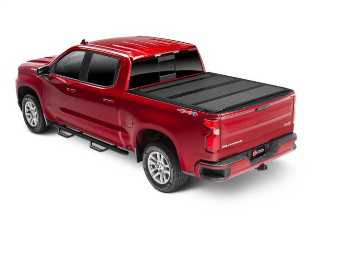 BAK Industries - 19-25 Chevy Silverado/GMC Sierra 5.8 FT Bed BAK Industries BAKFlip MX4 Hard Folding Truck Bed Cover Tonneau Cover - 448130