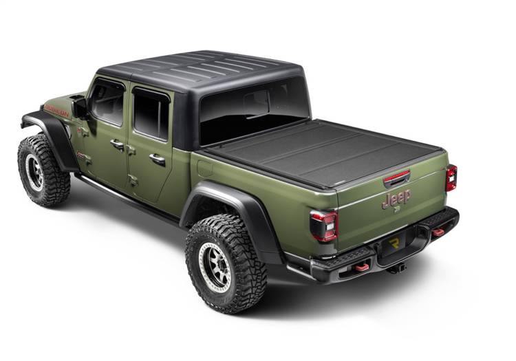 BAK Industries - 16-23 Toyota Tacoma 6 FT Bed (w/ Deck Rail System) BAK Industries BAKFlip MX4 TS Hard Folding Truck Bed Cover Tonneau Cover - 449427TS