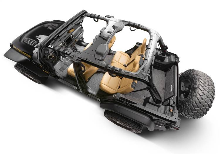 BedRug - 18-25 Jeep Wrangler JL BedRug BedRug Cargo Kit Floor Liner - BRJL18R2