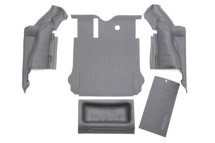 BedRug - 07-10 Jeep Wrangler JK BedRug BedTred Cargo Kit Floor Liner - BTJK07R4