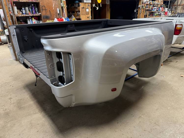 14-18 GMC Sierra Silver 8ft Long Dually Truck Bed