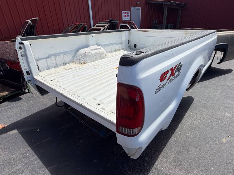 Ford  - 99-10 Ford F-250 F-350 White Superduty 8ft Short Bed Truck Bed