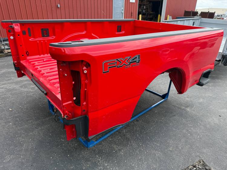 Ford  - New 23-C Ford F-250/F-350 Super Duty Race Red 8ft Long Bed Truck Bed