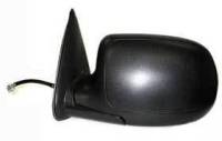 99-02 CHEVY SILVERADO MIRROR LH, Power, Heated, Manual Fold, w/o Puddle Lamp, Grained Cover, w/o Dimmer