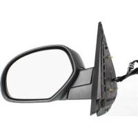 07-14 CHEVY SUBURBAN MIRROR LH, Power, Heated, C-Textured & Smooth, H-Textured, w/ Two Covers, 10-hole, 5-