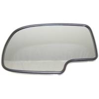 Kool Vue - 00-02 CADILLAC ESCALADE MIRROR GLASS, LH, w/ Support, w/ Heater & Auto Dimming Glass