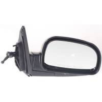Mirrors - Hyundai - Kool Vue - 03-04 HYUNDAI SANTA FE MIRROR RH, Manual , Remote, Fold-Away, Smooth Black