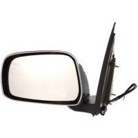 05-10 NISSAN FRONTIER MIRROR LH, Power, Manual Folding, Chrome Cover, Extended Cab, LE Model