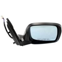 10-13 Acura MDX MIRROR RH, Power, Heated, w/ Signal Lamps, w/ Memory, Polished Metal (Code NH737M), Paint