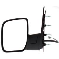 09 FORD ECONOLINE VAN MIRROR LH, Power, w/o Puddle Lamp, Manual Folding, Textured, Sail Type