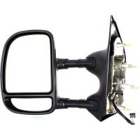 09-14 FORD ECONOLINE VAN MIRROR LH, Power, w/o Puddle Lamp, Textured, Telescoping Type, Manual Folding