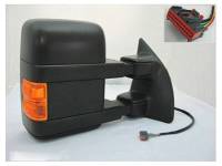 08 FORD F-SERIES SUPER DUTY PICKUP MIRROR RH, w/ Signal & Clearance Lamp, w/o Memory, Textured