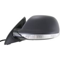 04-10 VOLKSWAGON TOUAREG MIRROR LH, Power, Heated, w/ Turn Signal & Puddle Lamp, w/ Auto Dimmer & Memory, Power