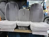 DAP - 73-79 Ford Full Size Truck C-200 Light Gray Cloth Triway Seat 2.0 - Image 3