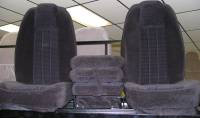 73-79 Ford Full Size Truck C-200 Black Cloth Triway Seat 