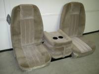 DAP - 80-96 Ford F-150 Reg or Ext Cab with Original OEM Bench Seat C-200 Tan Cloth Triway Seat 2.0 - Image 5