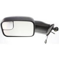 94-97 DODGE FULL SIZE PICKUP MIRROR LH, Power, Heated, Manual Fold, Textured, Dual glass, w/ Towing