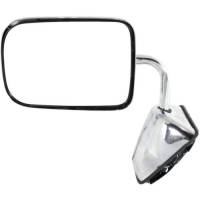 88-93 DODGE FULL SIZE PICKUP MIRROR LH, Power, Chrome (Package 6 X 9\)"