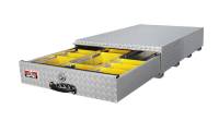 Unique Brute HD 30 in. x 9.5 in. x 48 in. x .100 thick diamond, Bed Safe Roller Drawer Box