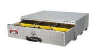 Unique Brute HD 30 in. x 9.5 in. x 24 in.  x .100 thick diamond, Bed Safe Roller Drawer Box